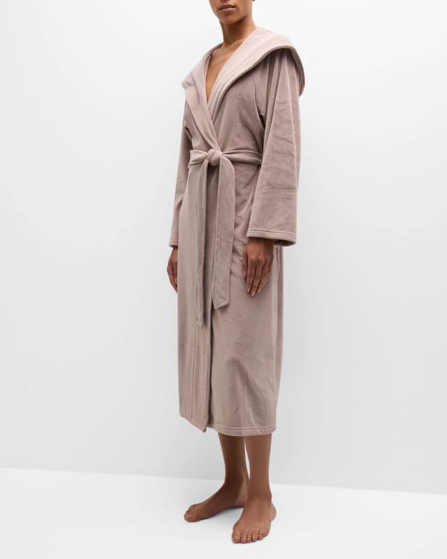 LuxeChic Hooded Wrap Robe